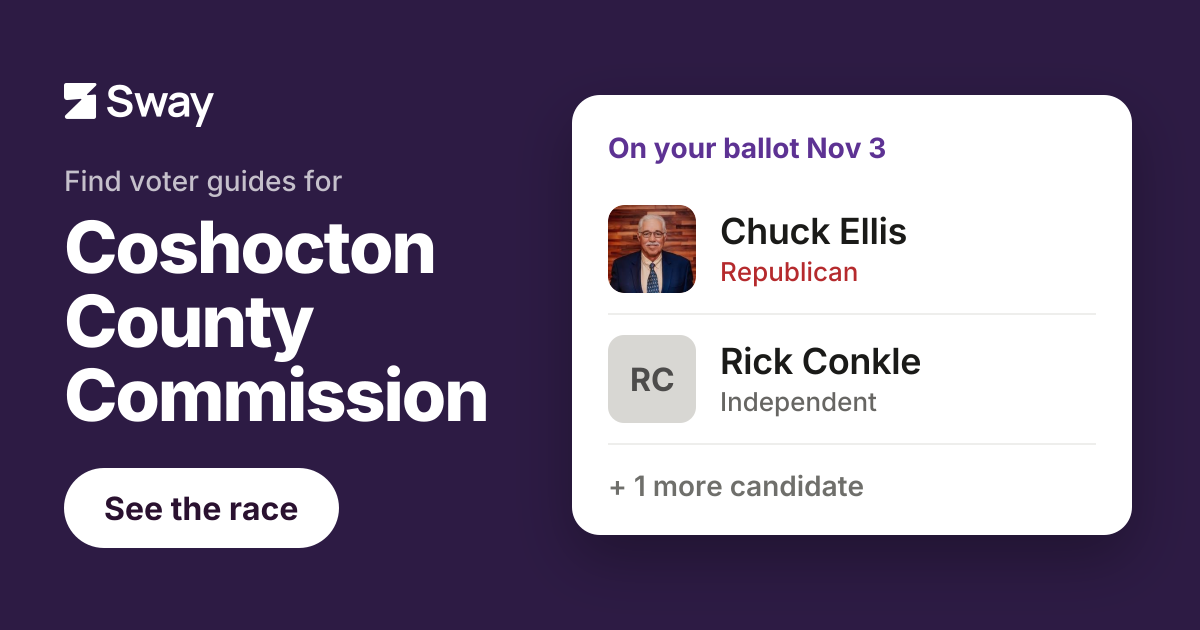 2026 Coshocton County Commission, Ohio race | Sway