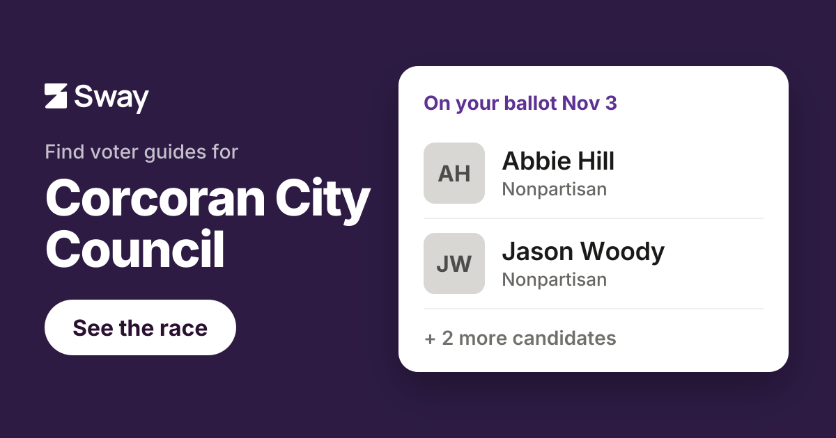 2026 Corcoran City Council, Minnesota race | Sway